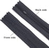 25pcs Nylon Invisible Zippers for Dresses, Skirts, Pillows, Sewing Craft (20 inch, black)...
