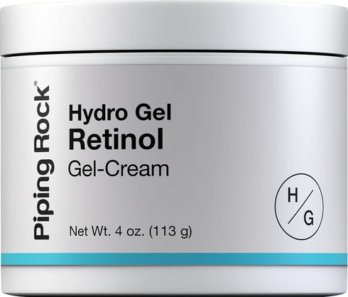 Piping Rock Retinol Cream for Face 4 oz | Hydro Gel Moisturizer | Skincare...