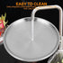 Kichvoe Stainless Steel Pizza Pan: Round Pizza Tray 8 Inch Pizza Baking Sheet Crisper Pan Serving Plate Oven Bakeware for Pizza Pie Flat Bread...