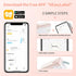 Label Maker Machine with Tape - HP4 Portable Bluetooth Label Maker Printer with Built-in Cutter, Mini Label Makers with Multiple Templates for Org...