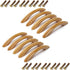 MroMax Wood Pull Knobs, 96mm Hole Distance 125mm Length Cabinet Furniture Kitchen Pulls Handles for Dresser Drawer Wardrobe 10Pcs...