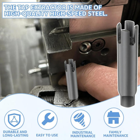 High Speed Steel Broken Tap Extractor Broken Screw Extractor Extractor A B C 3 Optional Set(6Pcs)...