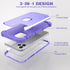 IDweel for iPhone 11 Pro Max Case with Tempered Glass, Hybrid 3 in 1 Shockproof Slim Heavy Duty Protection Hard PC Cover Soft Silicone Bumper Full...