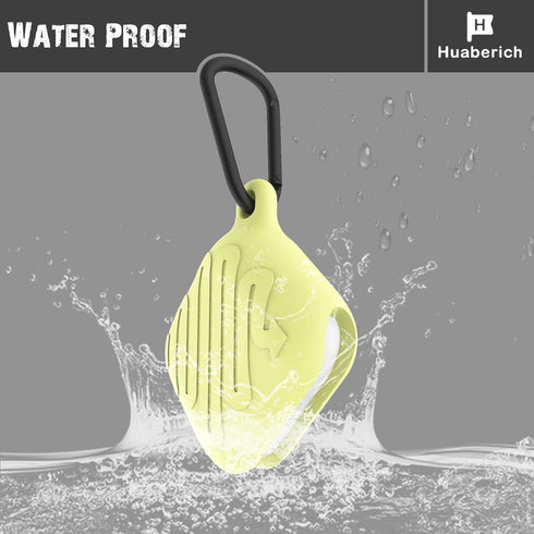 Waterproof Case for Airpods 3,Unibody Design,Soft Silicone Protective Case,Wireless Charging,LED Visible,with Keychain(Green&Night Glow)...