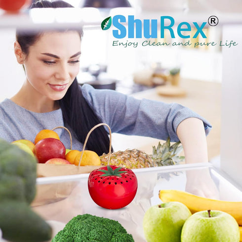 Produce Freshness Preserver Saver - Keep Fruits and Vegetables Fresh Longer, Ethylene Gas and Odor Absorber in Refrigerator (12 Refill Sachets)...