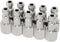 Automotive T-Style Air Plug, 1/4" NPT Female Pneumatic Plugs, Air Compressor Accessories Fittings(20-PACK)...