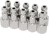 Automotive T-Style Air Plug, 1/4" NPT Female Pneumatic Plugs, Air Compressor Accessories Fittings(20-PACK)...