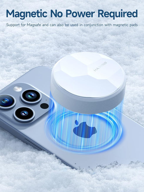 Hagibis Magnetic Cell Phone Cooler for Gaming, Live Streaming, Mobile Phone Cooling Pad Ice Storage Radiator for iPhone MagSafe Tablet iPad Pro An...