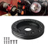 1 PC Car Steering Wheel Adapter Connector, Round Durable Metal Vehicle Steering Wheel Conversion Spacer for 6-hole to 3-hole, Universal Automotive...