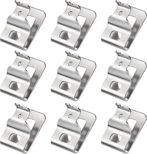 N268241 Belt Clips For Dewalt 304 Stainless Steel Drill Clips Tool Hooks with Screws Fit for 20V Power Tools DCD980 DCD980L2 DCD985 DCD985L2 (9 Pa...