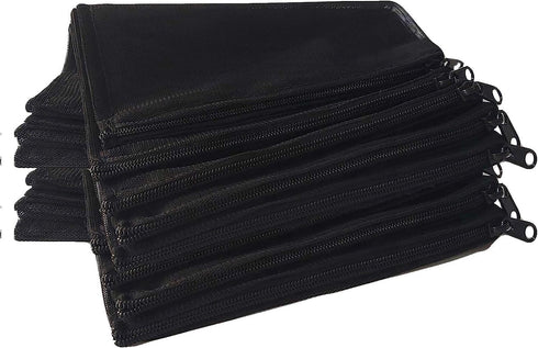 10 Pack1mm Mesh Holes Aquarium Filter Bags, Fish Tank Media Mesh Bags with Plastic Zipper for Charcoal Media, Bio Balls, Ceramic Rings, Ammonia Re...