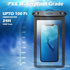 XL Large Waterproof Cell Phone Pouch 2-Pack: Underwater Clear Phone Holder Protector - Universal Water Proof Dry Bag Case with Neck Lanyard for iP...