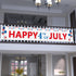 Probsin Large 4th of July Banner Decorations 120"x20" National Independence Day Yard Sign Patriotic Party Supplies American Balloons Hanging Decor...