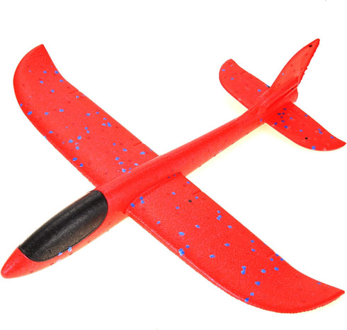 PowerTRC 17.5" Toy Throwing Foam Airplane | 4 Pack of Foam Gliding Airplane | Outdoor Sports Toys and Party Favors...