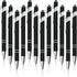 Ballpoint Pen with Stylus Tip,12 Pcs 1.0 mm Black Ink Metal Pen,2 in 1 Stylus Ballpoint Pens,Metal Stylus Pen for Touch Screens,Comfortable Writin...