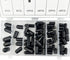 80 Piece Vacuum Cap Assortment Carburetor & Vacuum Rubber Cap Assortment Set 5/32" -3/8" Auto Repair Kit...