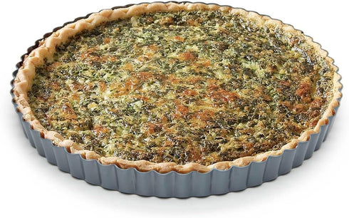 Fox Run 9.5-Inch Non-Stick Tart Pan, Removable Bottom Quiche Pan...