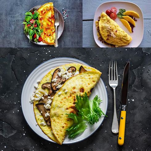 8" Omelet Ring for Griddle,2 Packs Non-stick Stainless Steel Omelette Ring Pancake Rings Crepes Rings Griddle Omelet Ring Egg Ring Crumpet Ring Om...