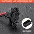 ELECTOP Rectangular SAE Connector Power Socket Sidewall Port, Weatherproof SAE Quick Connector Solar Panel Flush Mount SAE Plug Adapter, 12AWG SAE...