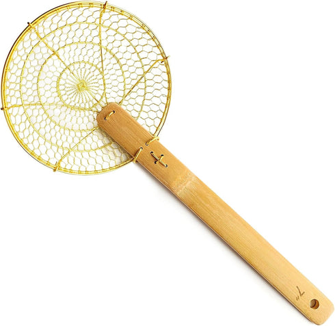 Round Brass Spider Strainer/Skimmer (7")...