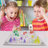 120 Pieces Game Pawns,Plastic Tokens Board Game Accessories,Multicolor Board Game Tokens with Portable Box(Translucent,6 Colors)...