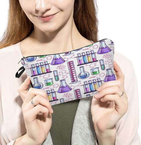 Chemical Appliance Cosmetic Bag for Women Cute Small Makeup Bag for Purse Travel Toiletry Zipper Pouch for Girls Gift for Chemist Students Chemica...