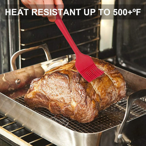 Rubber Spatula Silicone Spatulas Heat Resistant with Stainless Steel Core Spatulas for Cooking Baking Nonstick Kitchen Spatula Utensils Red Spatul...