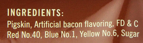 Pork Chomps Baked Pork Skin Dog Chews, 11-inch Knots, Bacon Flavor Strip, 4 Count...