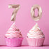 Nuanchu 70th Birthday Candles, Happy Birthday Cake Topper 3D Diamond Shape Numeral Sparkler Number Candles for Men Women Party Wedding Decoration ...