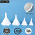 Plastic Funnel for Automotive Use - Kitchen Funnels for Filling Bottles, Jars, Containers or Lab Use - Oil Funnel for Gas, Car Oil, Lubricants and...