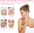 100 Pieces Compressed Facial Sponges for Estheticians, Pink Heart Face Sponges for Cleansing and Exfoliating Natural Reusable Sponges for Facials ...