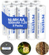 1.2V Ni-Mh AA Rechargeable Battery 600 mAh Double A Battery for Outdoor Garden Lights Solar Light Pathway Lights 8 Packs...