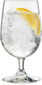 Libbey Entertaining Essentials Stemmed Water Glasses, Clear Multi Purpose Water Goblet Set of 6, Dishwasher Safe 16 oz Goblet Glasses for Parties...