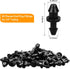 60 Pieces Drip Irrigation 1/4" Tubing End Plugs Fittings, Barbed Connectors End Cap for 1/4 Inch Irrigation Tubing, Drip Line End Closure for Drip...