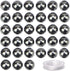 100Pcs Natural Crystal Beads Stone Gemstone Round Loose Energy Healing Beads with Free Crystal Stretch Cord for Jewelry Making (Hematite, 8MM)...