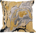 HGOD DESIGNS Throw Pillow Cover Black Gold Golden and Silver Marble Ink Abstract Painting Beautiful Gray Effect Aqua Decorative Pillow Case Home D...