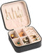 Jewelry Organizer Box Pink Travel Jewelry Case for Women Teen Girl Gifts Travel Jewelry Organizer Small Women Jewelry Holder for Ring Necklaces Br...