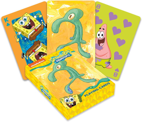 AQUARIUS Spongebob Bold and Brash Playing Cards-Spongebob Themed Deck of Cards for Your Favorite Card Games - Officially Licensed Spongebob Mercha...