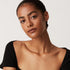 PAVOI 14K Gold Plated Station Necklace | Simulated Diamond BTY Necklace | Womens CZ Chain Necklace | Layering Necklaces...