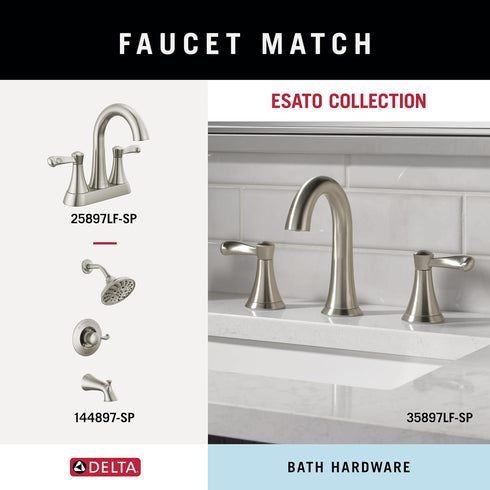 Esato Towel Hook in Spotshield Brushed Nickel...