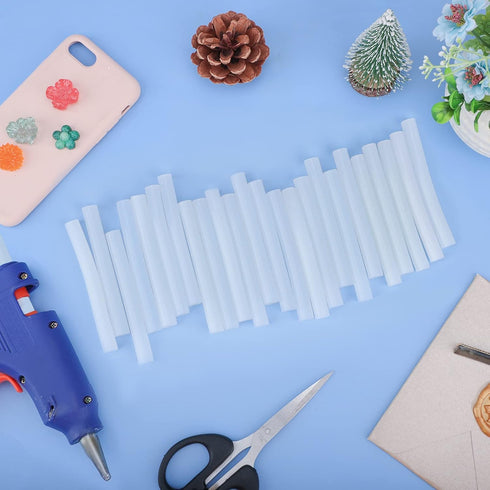 ENPOINT Clear Hot Glue Sticks Full Size, 24 PCS Hot Melt Glue Sticks Standard, Craft Glue Sticks for Fabric Wood, All Temp Adhesive Glue Sticks fo...