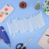 ENPOINT Clear Hot Glue Sticks Full Size, 24 PCS Hot Melt Glue Sticks Standard, Craft Glue Sticks for Fabric Wood, All Temp Adhesive Glue Sticks fo...