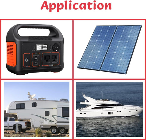 1 to 6 Y Splitter Solar Connector Kit Extension Cable with Female and Male Connectors Solar for Panel Adaptor Kit Tool, 4 Feet Solar Connector Ext...