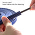 25ft - 1 inch PET Expandable Braided Sleeving – BlackBlue – Alex Tech Braided Cable Sleeve...