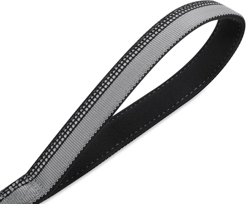 Hyhug Pets 3M Reflective Safe Short Leash - Fashion and Sturdy Jacquard Weave Nylon Lead for Giant Large Medium Dogs Walking,Jogging,Running,Train...
