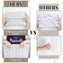 White Wood Bulletin Board Roll Reusable Waterproof Erasable Bulletin Board Fade Resistant Wrinkle Resistant Poster Non-woven Fabric Bulletin Board...
