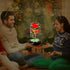 Childom Birthday Gifts for Women,Christmas Flowers Gifts for Her,Women,Mom,Wife,Grandma,Light Up Rose in Glass Dome,Colorful Red Flowers for Chris...