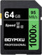 64GB Memory Card, BOYMXU Professional 1000 x Class 10 UHS-I U3 Memory Card Compatible Computer Cameras and Camcorders, Memory Card Up to 95MB/s, G...