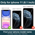 Folosu Compatible with iPhone 11 Case Wallet with Card Holder, 360°Rotation Finger Ring Holder Kickstand Protective RFID Blocking PU Leather Doubl...