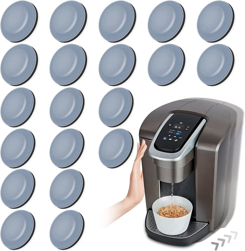 Appliance Sliders for Kitchen Appliances, 20 PCS Self-Adhesive Small Kitchen Appliance Slider for Coffee Maker, Air Fryer, Pressure Cooker, Combin...